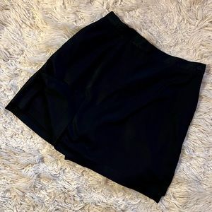 SOLD Black Mini Skirt Skort